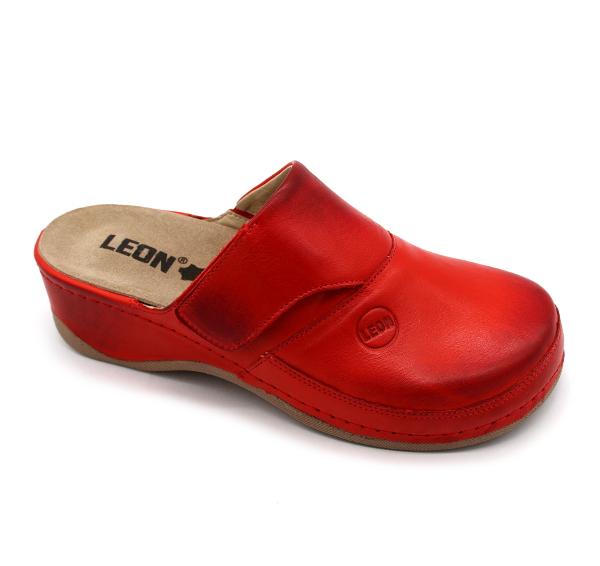 rutschfester Kunststoffsohle,damen clogs,damen clogs mit fußbett,damen clogs vorne geschlossen,damen clogs leder,damen clogs mit absatz,leon,modell2019,Lederclogs,Damen,Modell 2019,Echtleder,rutschfester,Klettverschluss,Geschlossen,rutschfeste Sohle,Damenclogs