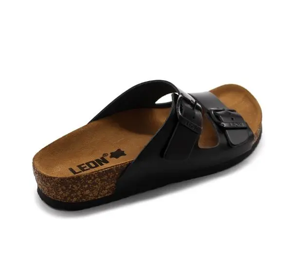 leon damen lederschuhe-4010-schwarz1