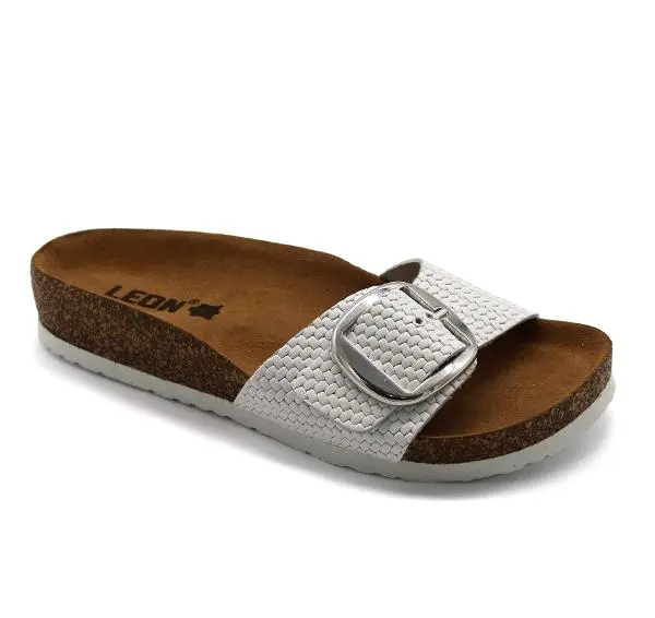 leon damen lederschuhe-4020-weiss kneten