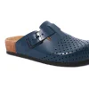 Lederclogs für Kinder,leder clogs damen sale,leder clogs damen günstig,Lederclogs kinder,kinder lederclogs,verstellbare Riemen,Stil,Komfort,Sicherheit,Fantastische 4800 Lederclogs,anatomisch geformte,Modell 4800 Blau,Leon Lederclogs,Design