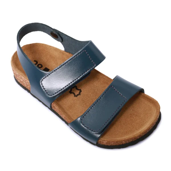 Leon Kinder Ledersandalen Modell 4803 Blau – Qualität trifft auf Komfort