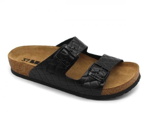 Leon Kinder Lederschuhe 1973 in Schwarz – hochwertige Kinderschuhe aus Leder mit rutschfester Sohle