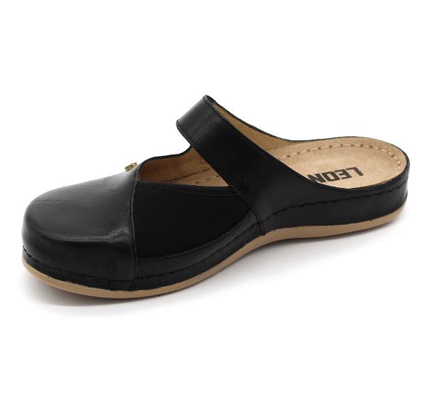 leon lederclogs,Damen Lederclogs,leon clogs,medical,ergonomie,medizinisch,Leon Modell 953,Leon 953-Clogs,frauen,geschlosene clogs,halux,Hallux Valgus