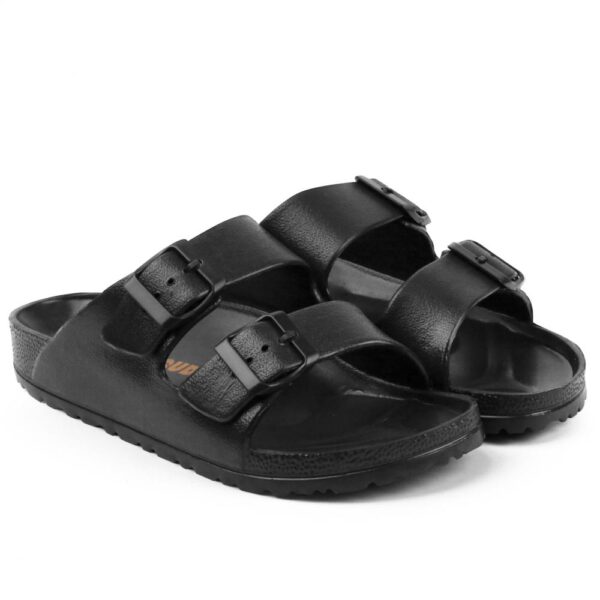 Leon Cloud Damen Schuhe Modell 2222 in Schwarz – leichte, wasserdichte Hausschuhe aus EVA-Schaum